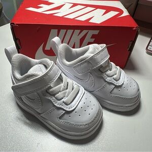 Nike Kids All-White Sneakers
